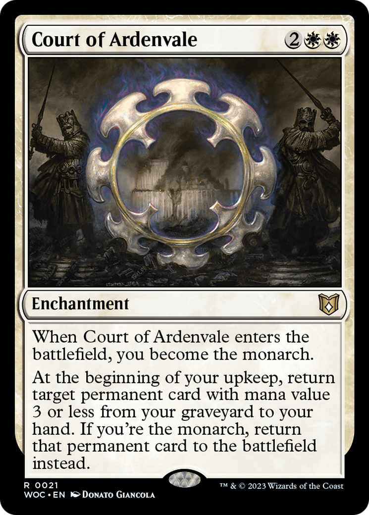 Image of Court of Ardenvale [Wilds of Eldraine Commander]