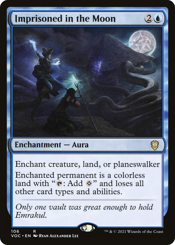 Image of Imprisoned in the Moon [Innistrad: Crimson Vow Commander]