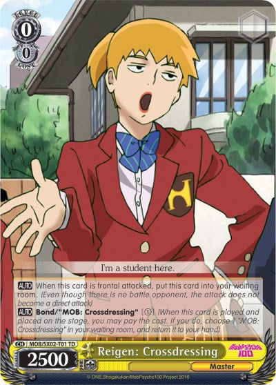 Image of Reigen: Crossdressing (MOB/SX02-T01 TD) [Mob Psycho 100]