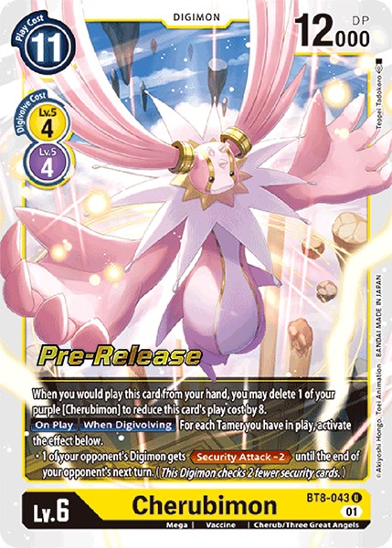 Image of Cherubimon [BT8-043] [New Awakening Pre-Release Cards]