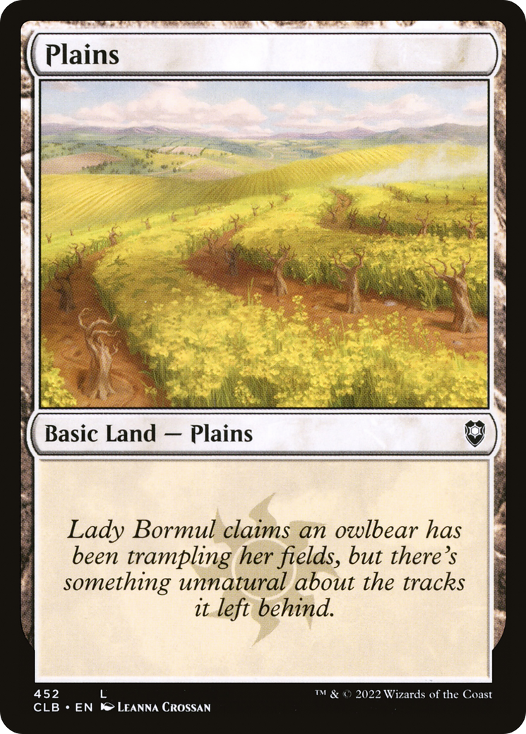 Image of Plains (452) [Commander Legends: Battle for Baldur's Gate]
