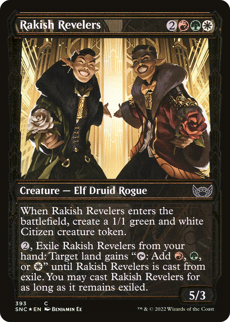 Image of Rakish Revelers (Showcase Golden Age Gilded Foil) [Streets of New Capenna]