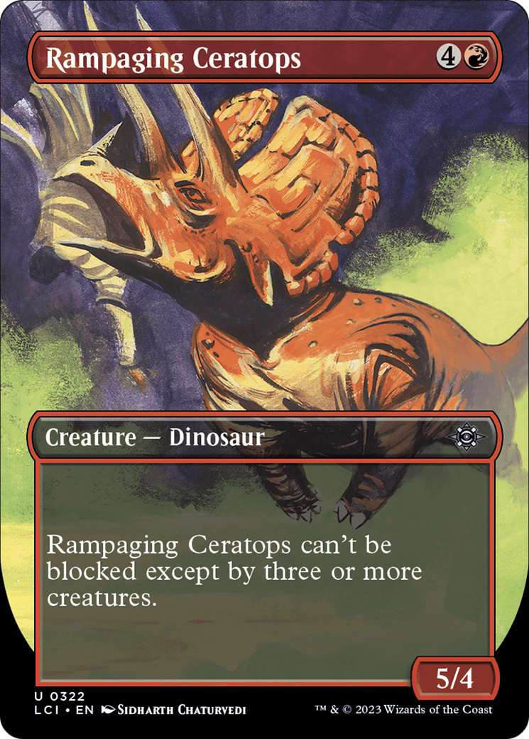 Image of Rampaging Ceratops (Borderless) [The Lost Caverns of Ixalan]
