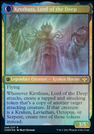 Image of Runo Stromkirk // Krothuss, Lord of the Deep [Innistrad: Crimson Vow Prerelease Promos]