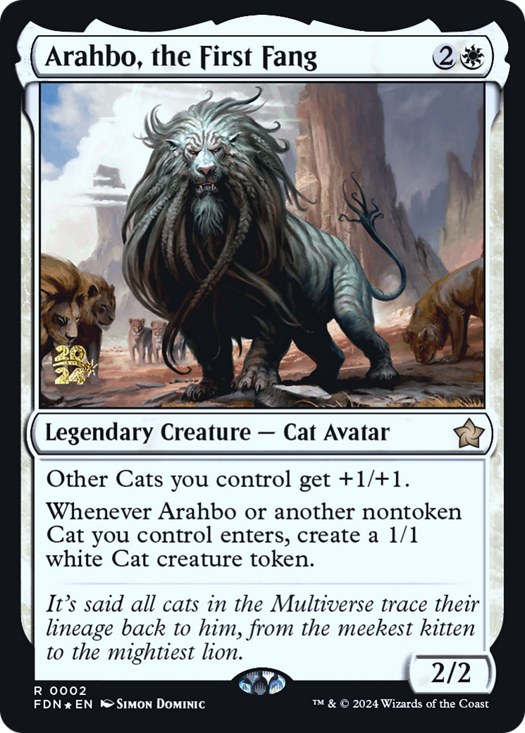 Image of Arahbo, the First Fang [Foundations Prerelease Promos]