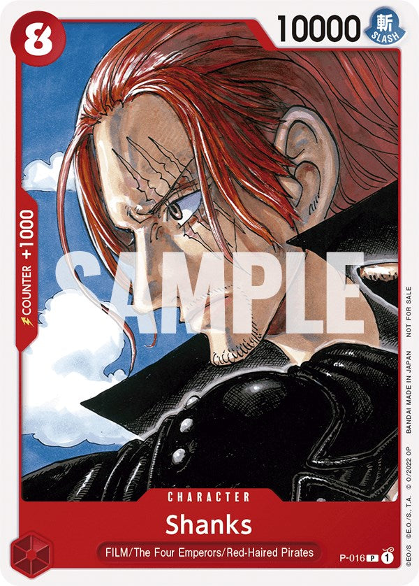 Image of Shanks (One Piece Film Red) [One Piece Promotion Cards]