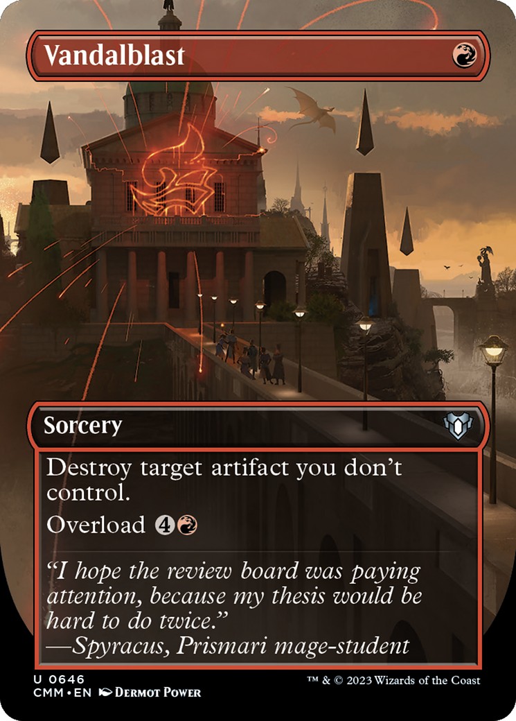 Image of Vandalblast (Borderless Alternate Art) [Commander Masters]