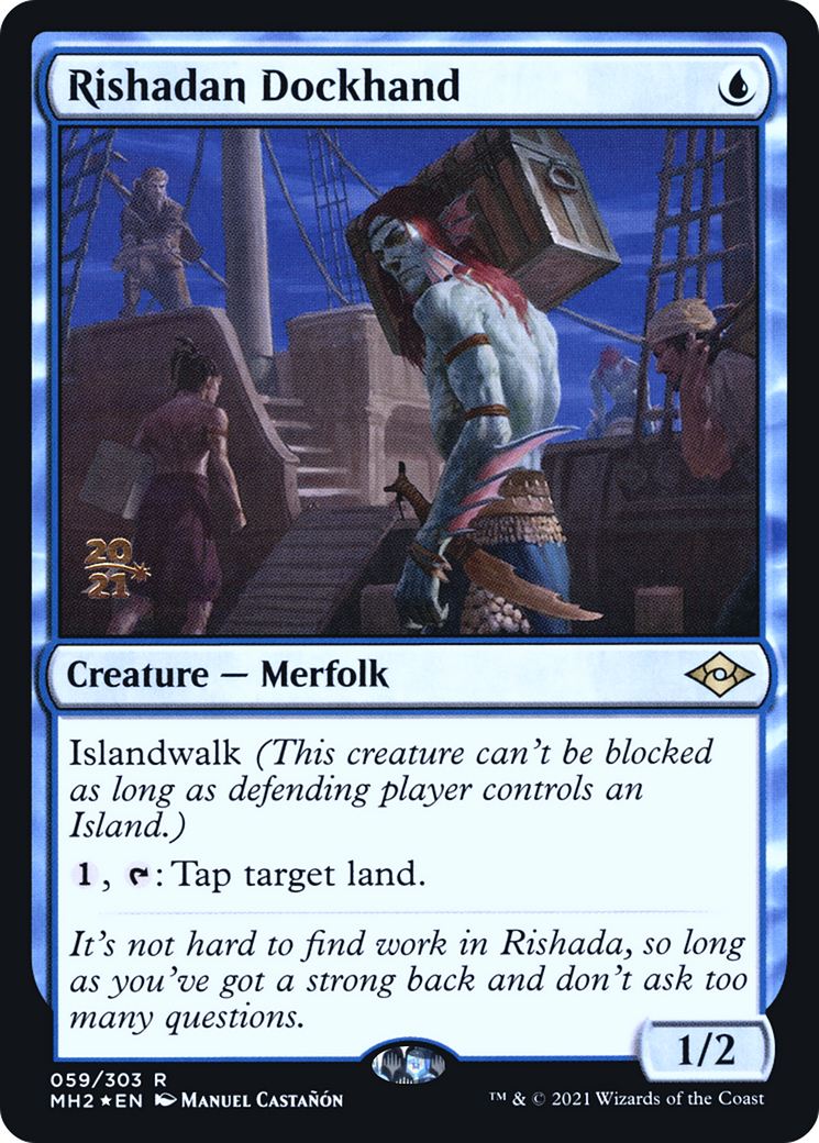 Image of Rishadan Dockhand [Modern Horizons 2 Prerelease Promos]