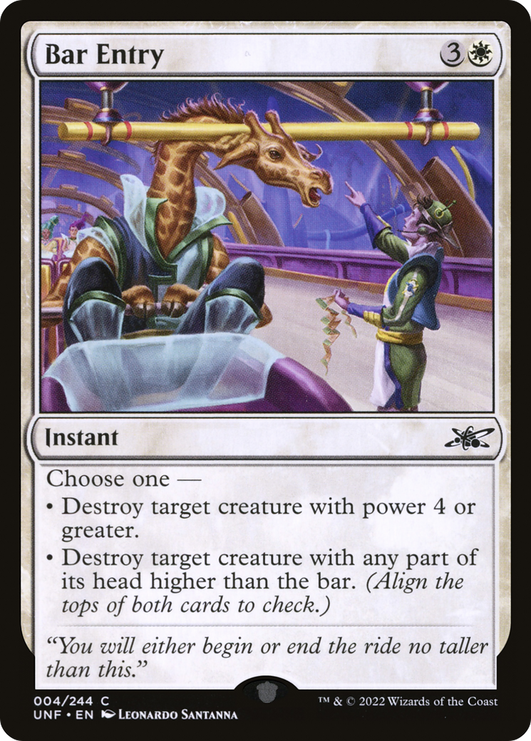 Image of Bar Entry [Unfinity]