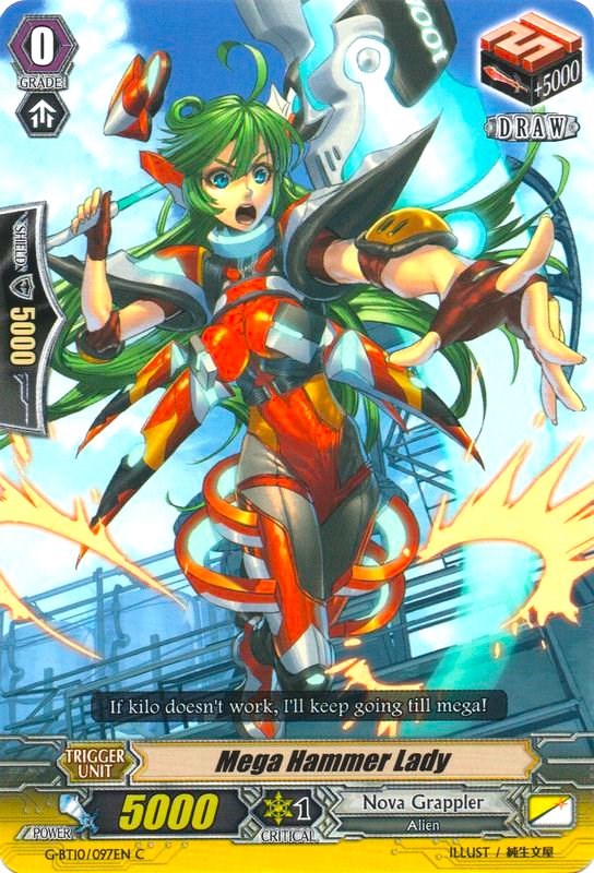 Image of Mega Hammer Lady (G-BT10/097EN) [Raging Clash of the Blade Fangs]