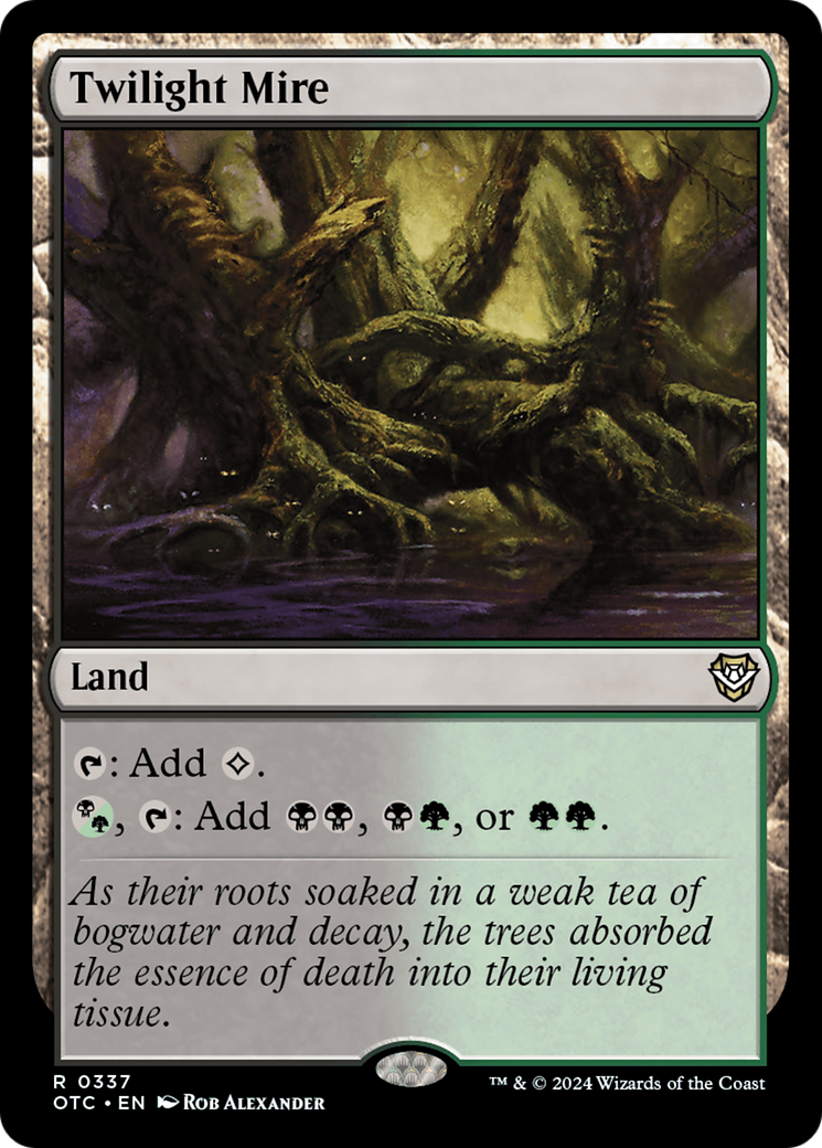 Image of Twilight Mire [Outlaws of Thunder Junction Commander]