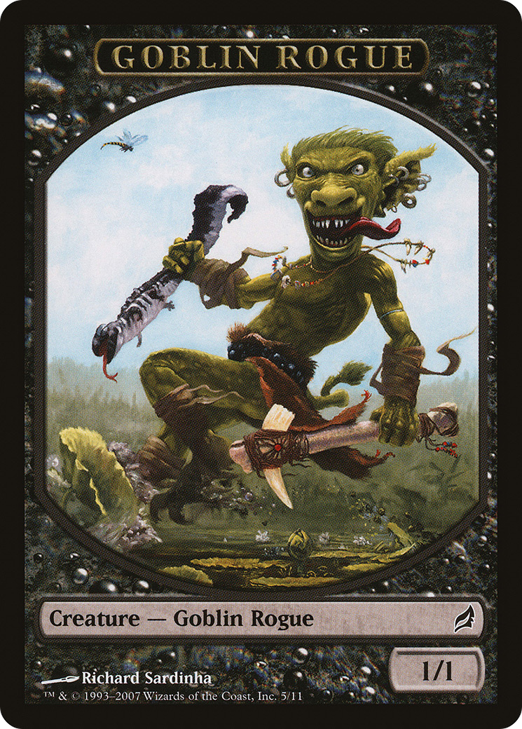Image of Faerie // Goblin Double-Sided Token [Lorwyn Eclipsed Tokens]