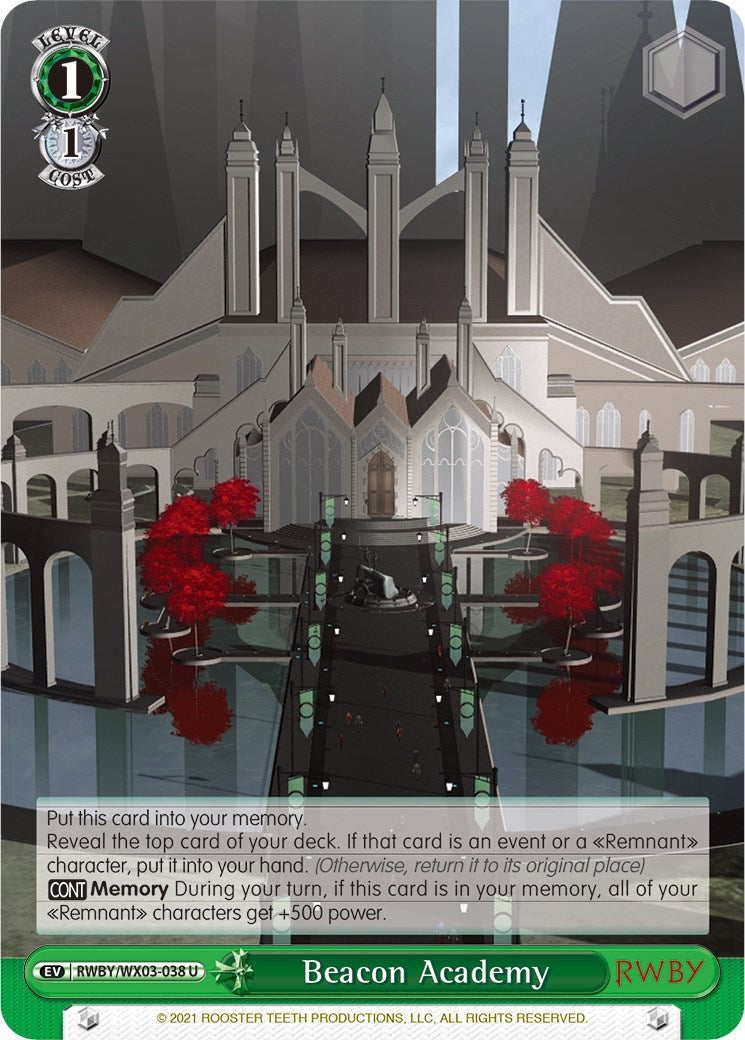 Image of Beacon Academy (RWBY/WX03-038 U) [RWBY]