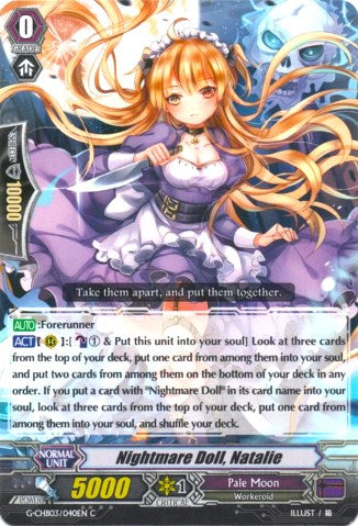 Image of Nightmare Doll, Natalie (G-CHB03/040EN) [Rummy Labyrinth Under the Moonlight]