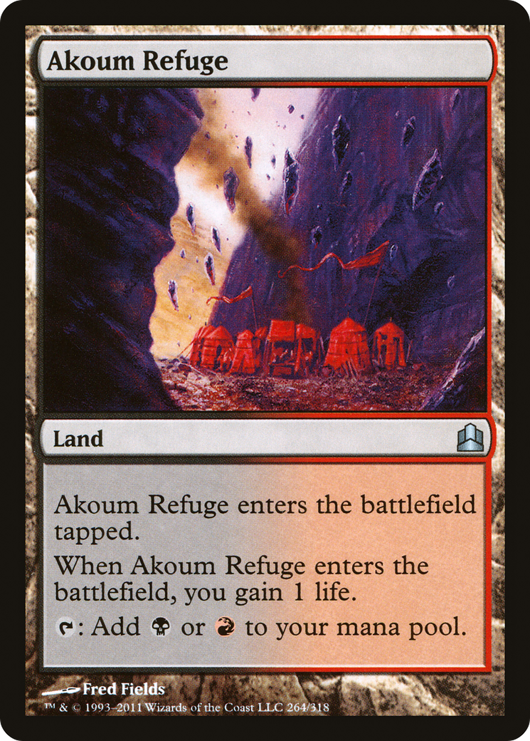 Image of Akoum Refuge [Commander 2011]