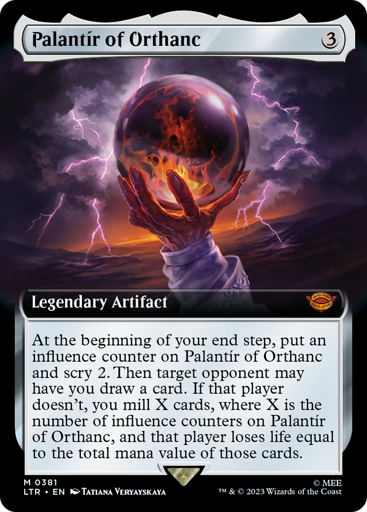 Image of Palantir of Orthanc (Extended Art) [The Lord of the Rings: Tales of Middle-Earth]