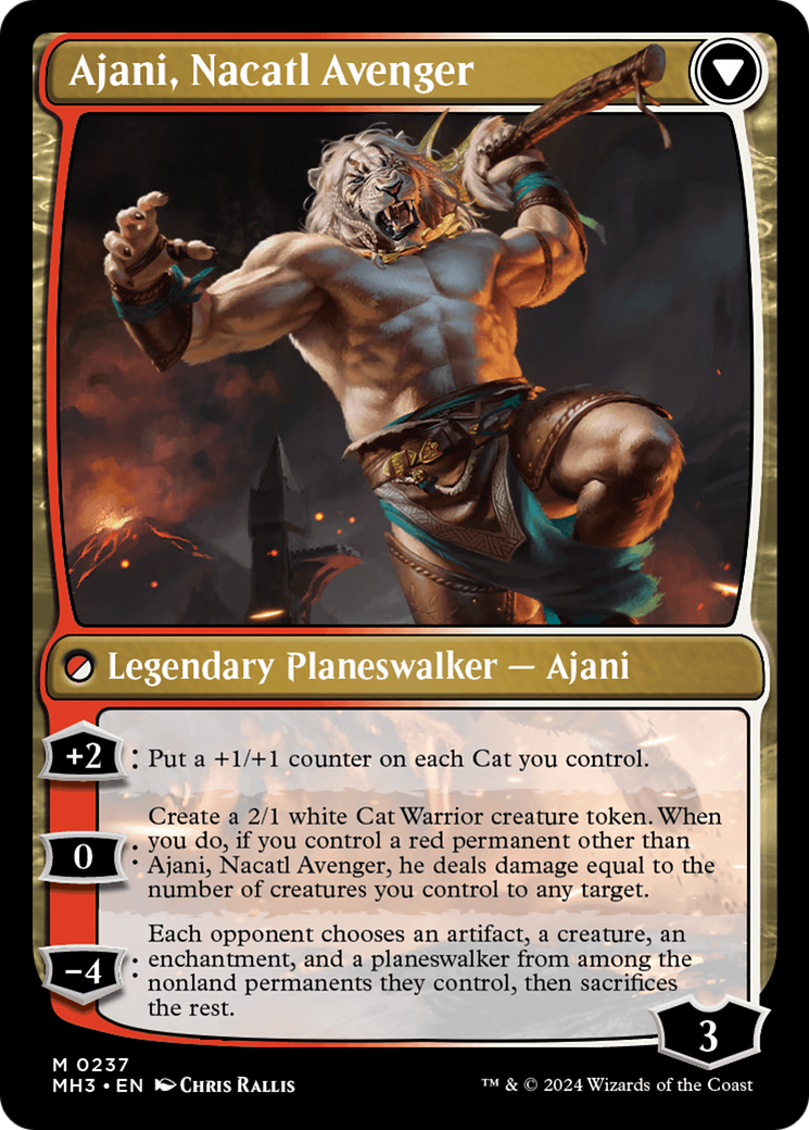 Image of Ajani, Nacatl Pariah // Ajani, Nacatl Avenger [Modern Horizons 3]