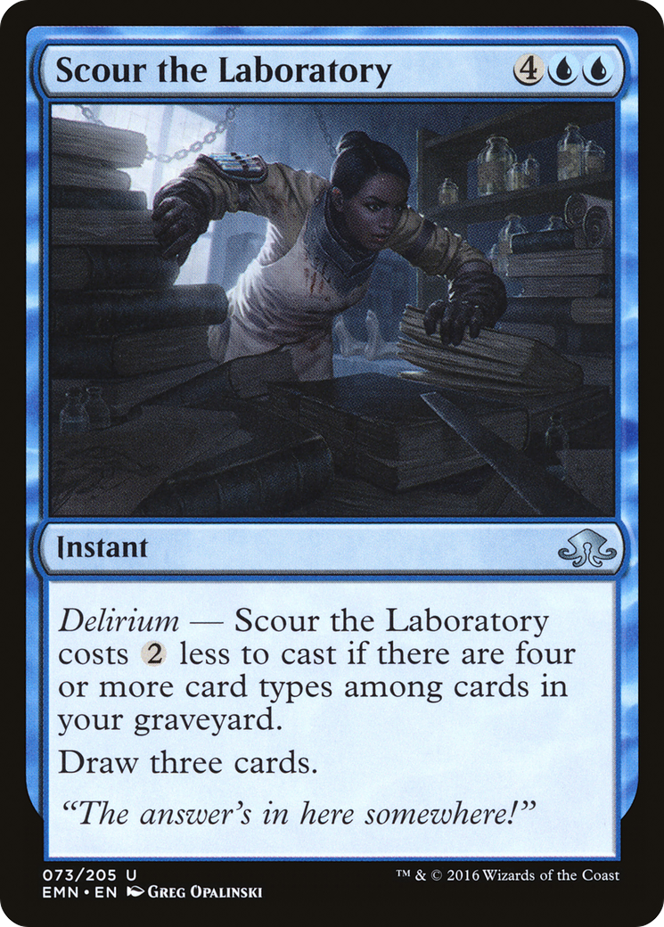 Image of Scour the Laboratory [Eldritch Moon]