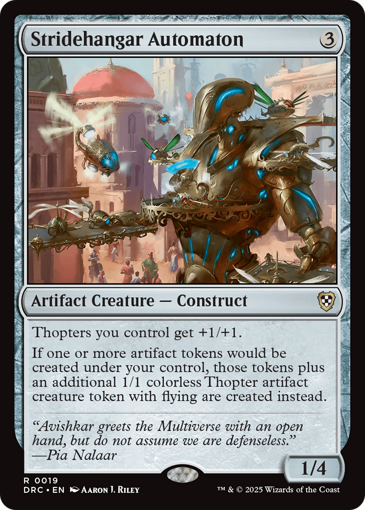 Image of Stridehangar Automaton [Aetherdrift Commander]
