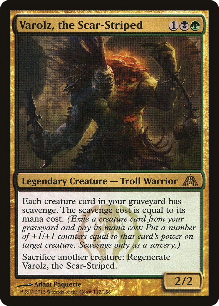 Image of Varolz, the Scar-Striped [Dragon's Maze]