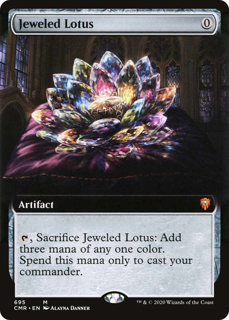 Image of Jeweled Lotus (Extended Art) [Commander Legends]
