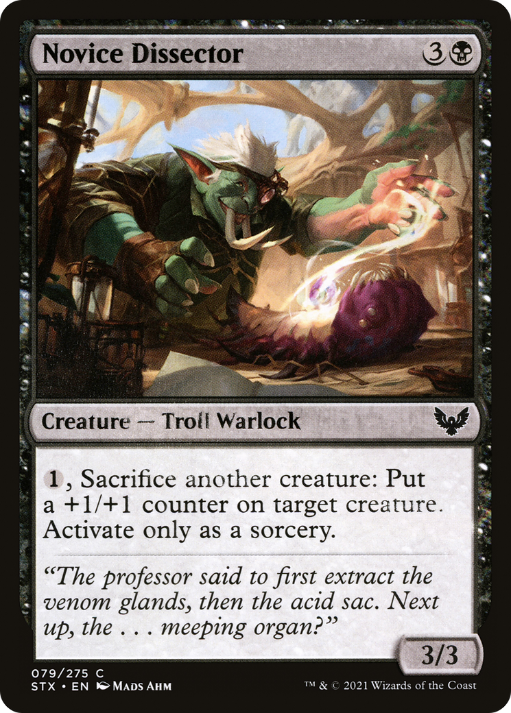Image of Novice Dissector [Strixhaven: School of Mages]