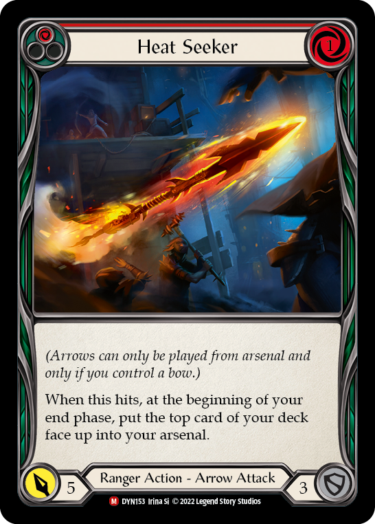 Image of Heat Seeker [DYN153] (Dynasty)  Rainbow Foil