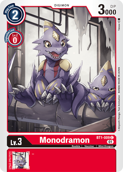 Image of Monodramon [BT1-009] (Alternative Art) [Starter Deck: Gallantmon]