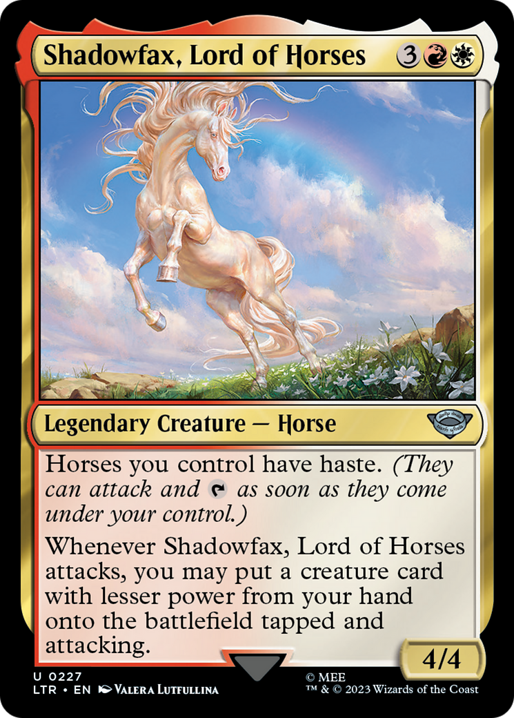 Image of Shadowfax, Lord of Horses [The Lord of the Rings: Tales of Middle-Earth]