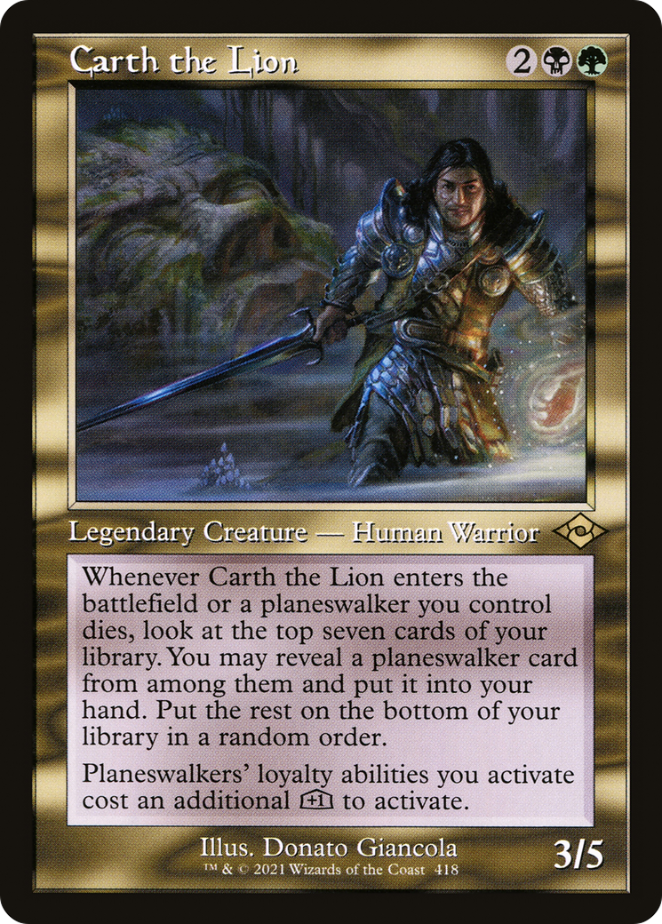 Image of Carth the Lion (Retro) [Modern Horizons 2]
