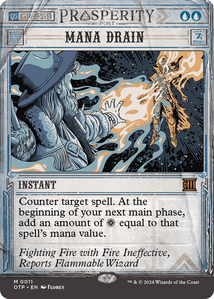 Image of Mana Drain [Outlaws of Thunder Junction: Breaking News]