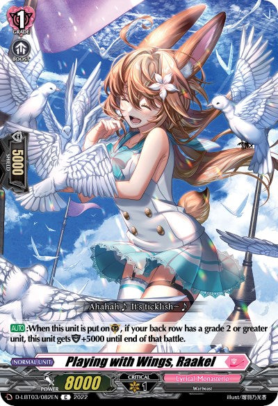 Image of Playing with Wings, Raakel (D-LBT03/082EN) [Lyrical Monasterio: Summertime Memories!]