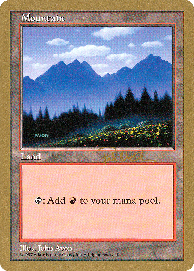 Image of Mountain (pm445) (Paul McCabe) [World Championship Decks 1997]