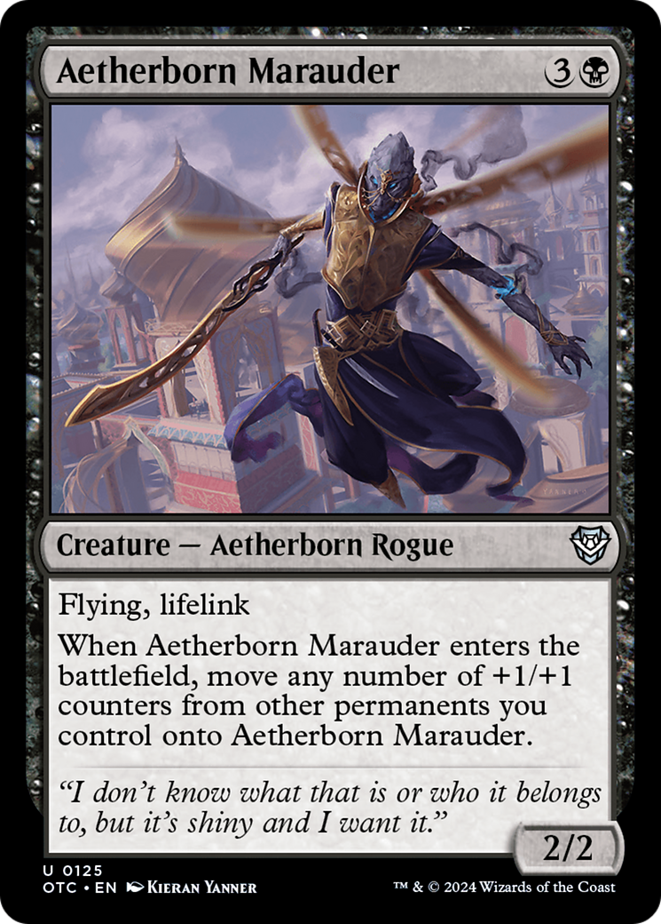 Image of Aetherborn Marauder [Outlaws of Thunder Junction Commander]