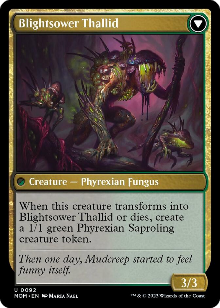 Image of Blightreaper Thallid // Blightsower Thallid [March of the Machine]