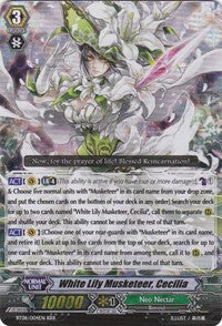 Image of White Lily Musketeer, Cecilia (BT08/S04EN) [Blue Storm Armada]