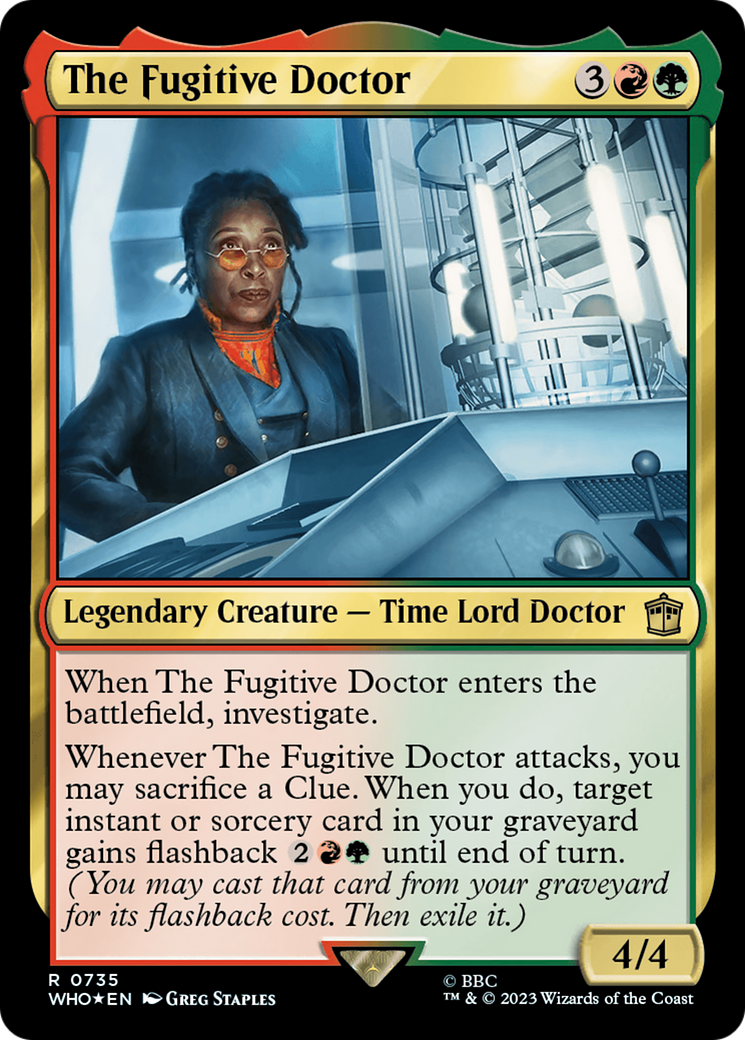 Image of The Fugitive Doctor (Surge Foil) [Doctor Who]