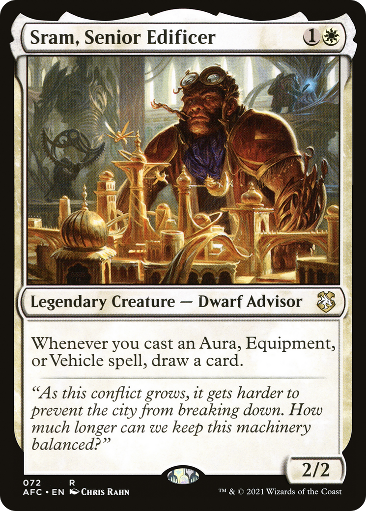 Image of Sram, Senior Edificer [Dungeons & Dragons: Adventures in the Forgotten Realms Commander]