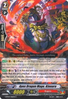 Image of Apex Dragon Mage, Kinnara (G-BT07/066EN) [Glorious Bravery of Radiant Sword]