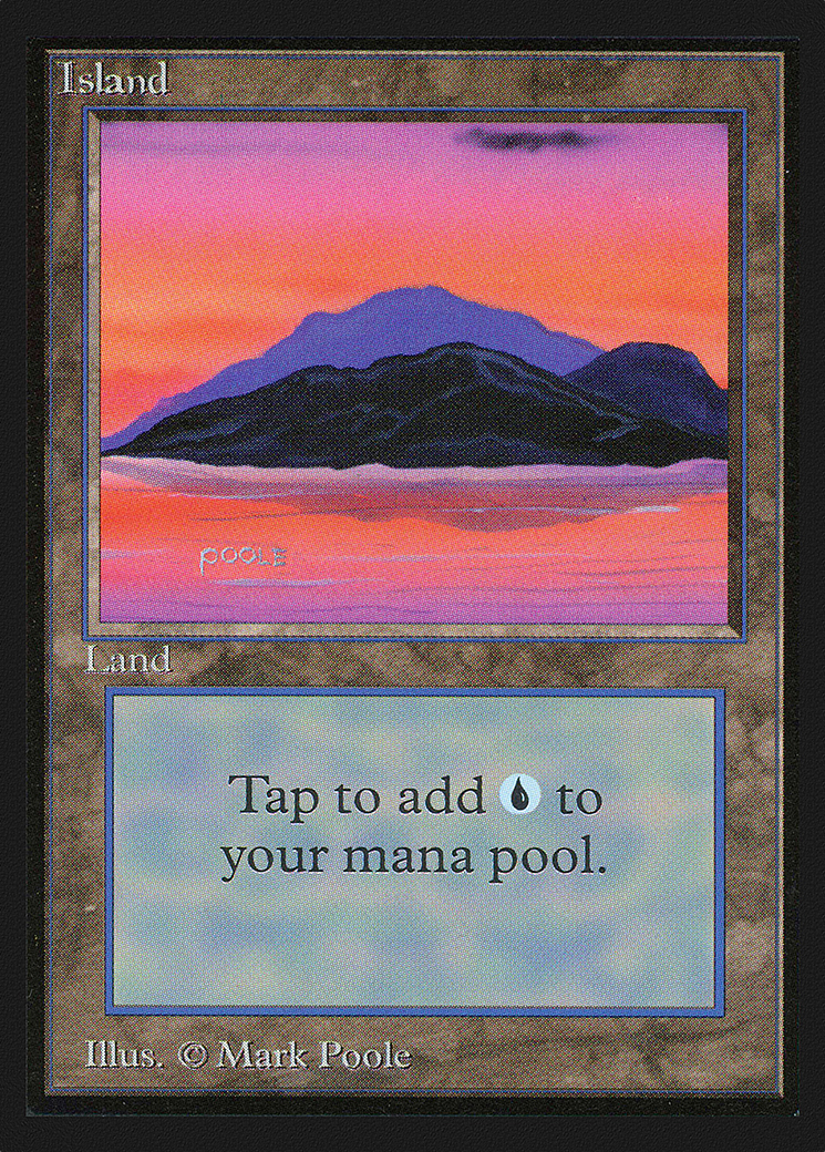 Image of Island (Sunset / Signature on Left) [International Collectors' Edition]