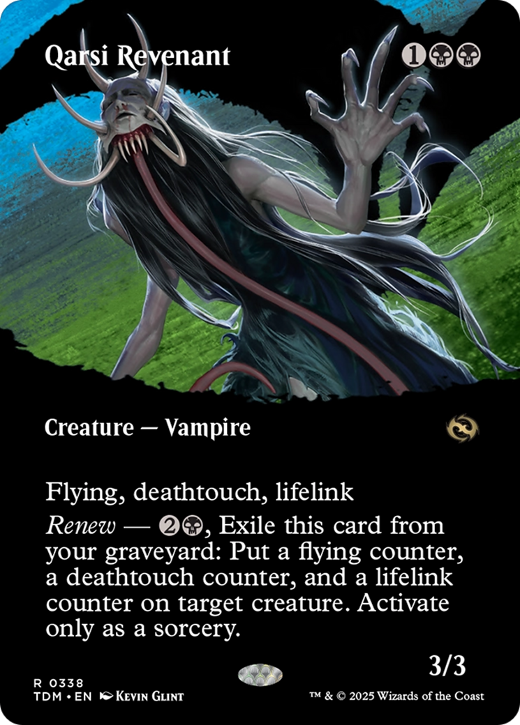 Image of Qarsi Revenant (Borderless) [Tarkir: Dragonstorm]