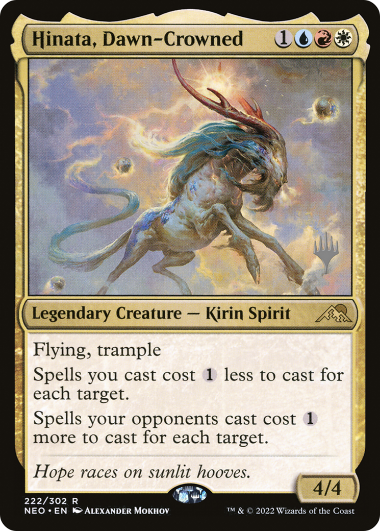 Image of Hinata, Dawn-Crowned (Promo Pack) [Kamigawa: Neon Dynasty Promos]