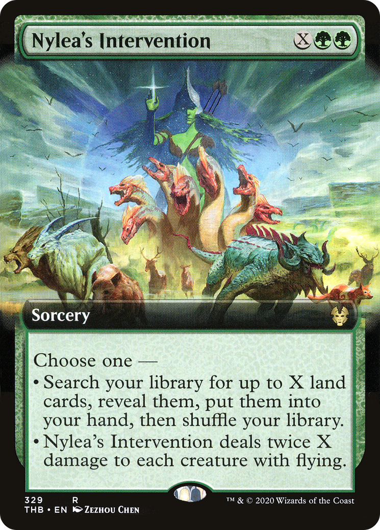 Image of Nylea's Intervention (Extended Art) [Theros Beyond Death]