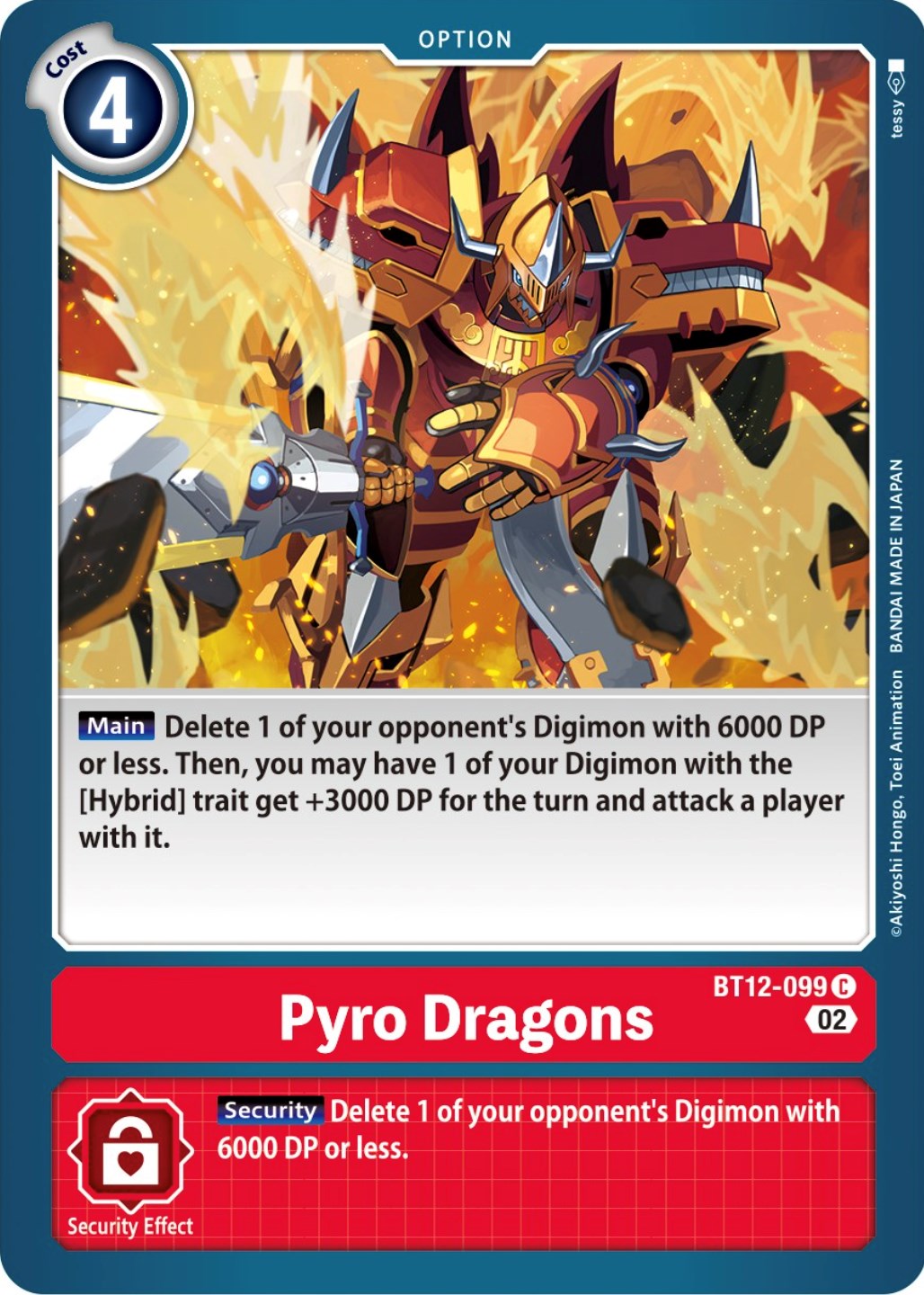 Image of Pyro Dragons [BT12-099] [Across Time]