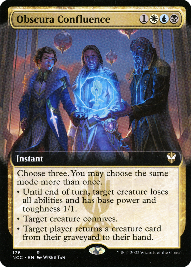 Image of Obscura Confluence (Extended Art) [Streets of New Capenna Commander]