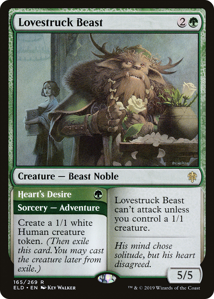 Image of Lovestruck Beast // Heart's Desire [Throne of Eldraine]