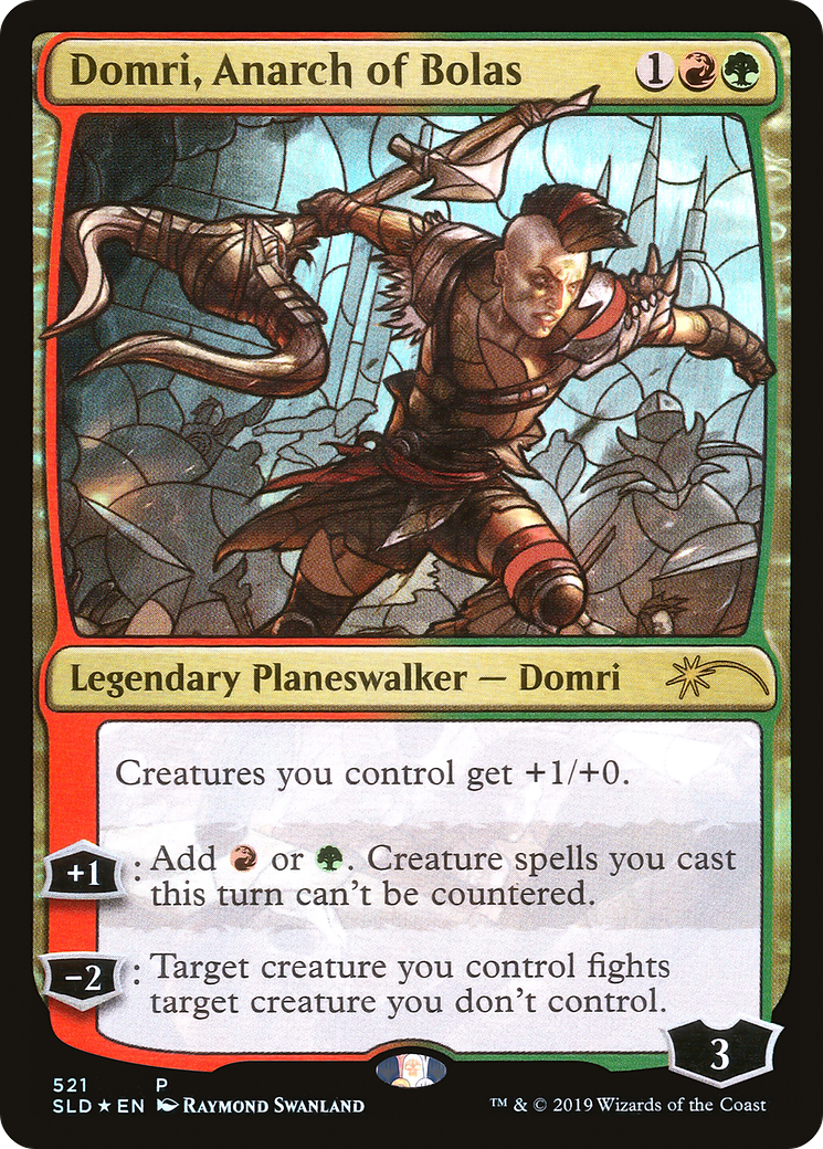 Image of Domri, Anarch of Bolas (Stained Glass) [Secret Lair Drop Promos]