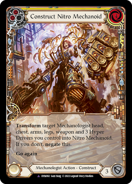 Image of Construct Nitro Mechanoid // Nitro Mechanoid (Marvel) [DYN092] (Dynasty)  Cold Foil