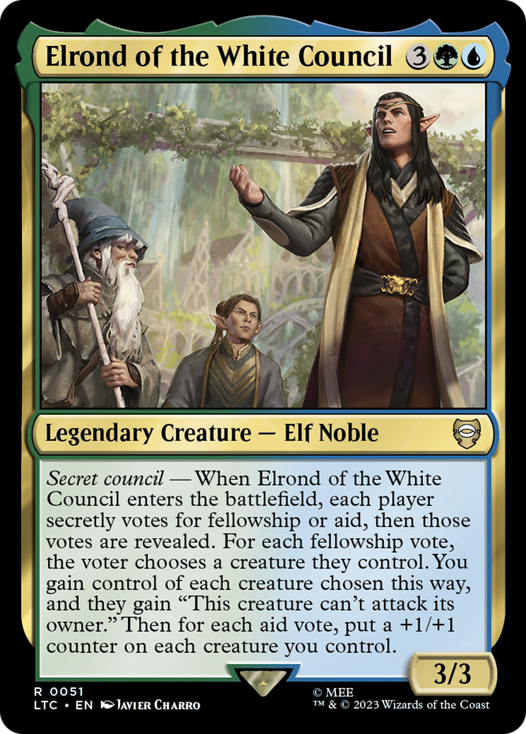 Image of Elrond of the White Council [The Lord of the Rings: Tales of Middle-Earth Commander]