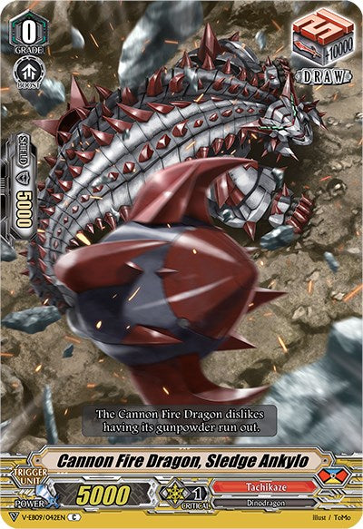 Image of Cannon Fire Dragon, Sledge Ankylo (V-EB09/042EN) [The Raging Tactics]